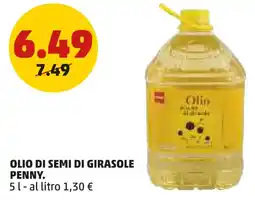 PENNY Olio di semi di girasole PENNY. offerta