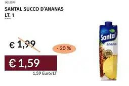 Prezzemolo e Vitale Santal succo d'ananas offerta