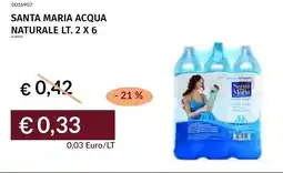 Prezzemolo e Vitale Santa maria acqua naturale offerta