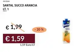 Prezzemolo e Vitale Santal succo arancia offerta