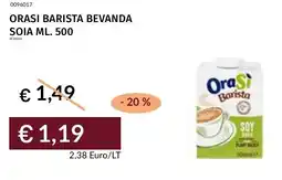 Prezzemolo e Vitale Orasi barista bevanda soia offerta