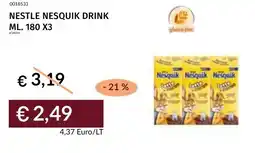 Prezzemolo e Vitale Nestle nesquik drink offerta