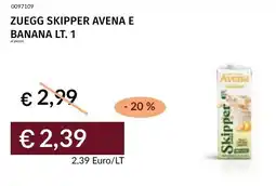 Prezzemolo e Vitale Zuegg skipper avena e banana offerta