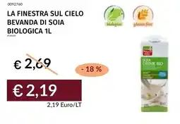 Prezzemolo e Vitale La finestra sul cielo bevanda di soia biologica offerta