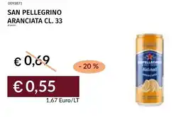 Prezzemolo e Vitale San pellegrino aranciata offerta