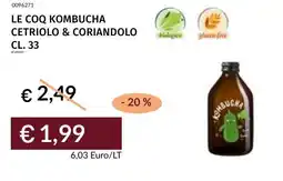 Prezzemolo e Vitale Le coq kombucha cetriolo & coriandolo offerta