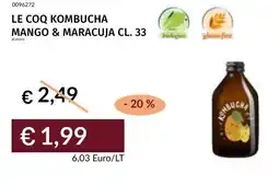 Prezzemolo e Vitale Le coq kombucha mango & maracuja offerta