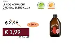 Prezzemolo e Vitale Le coq kombucha original blend offerta