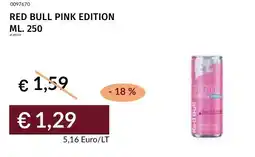 Prezzemolo e Vitale Red bull pink edition offerta
