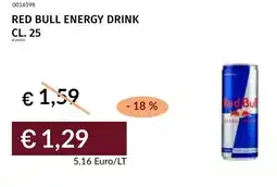 Prezzemolo e Vitale Red bull energy drink offerta