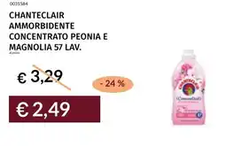 Prezzemolo e Vitale Chanteclair ammorbidente concentrato peonia e magnolia 57 lav. offerta