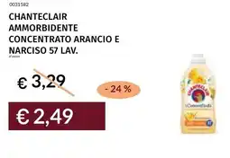 Prezzemolo e Vitale Chanteclair ammorbidente concentrato arancio e narciso 57 lav. offerta