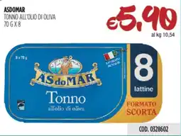 Carico Cash & Carry Asdomar tonno all'olio di oliva offerta