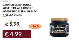 Prezzemolo e Vitale Garnier ultra dolce maschera al carbone magnetico e semi neri di nigella offerta