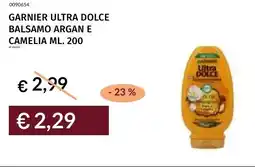 Prezzemolo e Vitale Garnier ultra dolce balsamo argan e camelia offerta