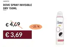 Prezzemolo e Vitale Dove spray invisible dry offerta