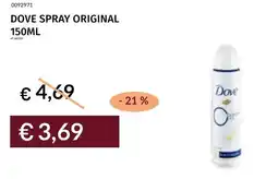 Prezzemolo e Vitale Dove spray original offerta