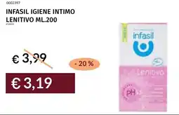 Prezzemolo e Vitale Infasil igiene intimo lenitivo offerta