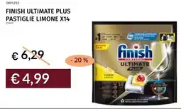 Prezzemolo e Vitale Finish ultimate plus pastiglie limone x14 offerta