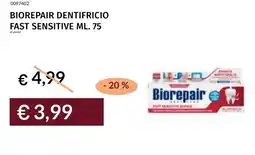 Prezzemolo e Vitale Biorepair dentifricio fast sensitive offerta