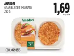 Carico Cash & Carry Amadori gran burger impanato offerta