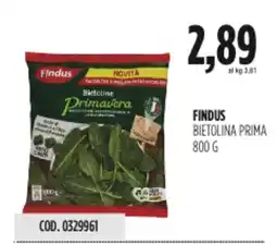 Carico Cash & Carry Findus bietolina prima offerta