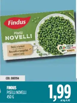 Carico Cash & Carry Findus piselli novelli offerta