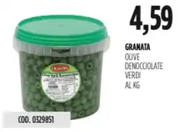 Carico Cash & Carry Granata olive denocciolate verdi offerta