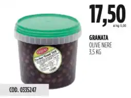 Carico Cash & Carry Granata olive nere offerta