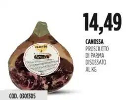 Carico Cash & Carry Canossa prosciutto di parma disossato offerta