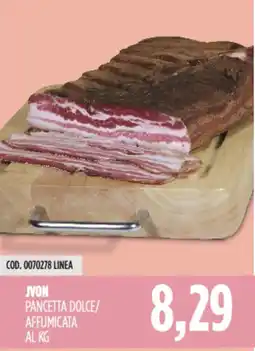 Carico Cash & Carry Jvon pancetta dolce/ affumicata offerta