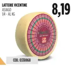 Carico Cash & Carry Latterie vicentine asiago 1/4 offerta