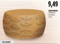 Carico Cash & Carry Gran moravia formaggio da tavola offerta