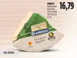 Carico Cash & Carry Ambrosi parmigiano reggiano 1/8 di forma sottovuoto offerta