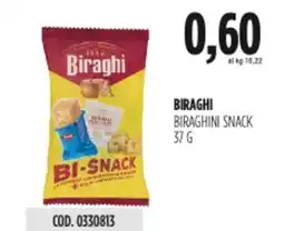 Carico Cash & Carry Biraghi biraghini snack offerta