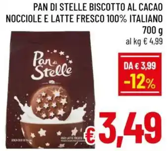 Pan di stelle biscotto al cacao nocciole e latte fresco 100% italiano