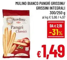 A&O Mulino bianco pangri grissini/ grissini integrali offerta