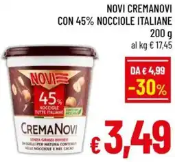 A&O Novi cremanovi con 45% nocciole italiane offerta