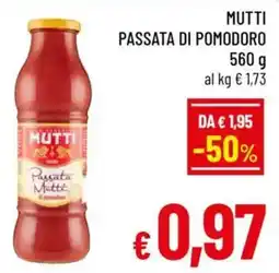 A&O Mutti passata di pomodoro offerta