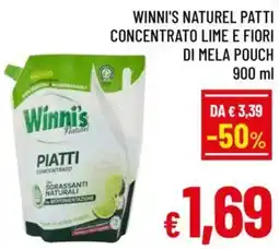 A&O Winni's naturel patti concentrato lime e fiori di mela pouch offerta
