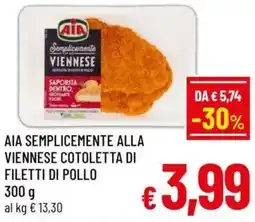 A&O Aia semplicemente alla viennese cotoletta di filetti di pollo offerta
