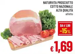 A&O Naturvita prosciutto cotto nazionale alta qualità offerta