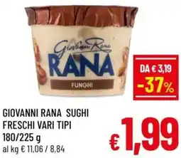 A&O Giovanni rana sughi freschi offerta