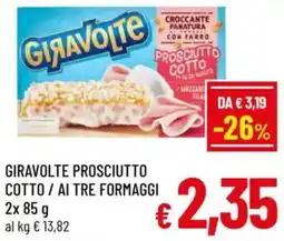 A&O Giravolte prosciutto cotto / ai tre formaggi offerta