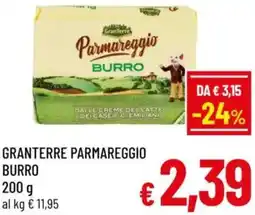 A&O Granterre parmareggio burro offerta