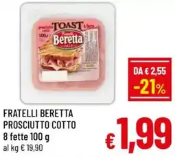 A&O Fratelli beretta prosciutto cotto offerta
