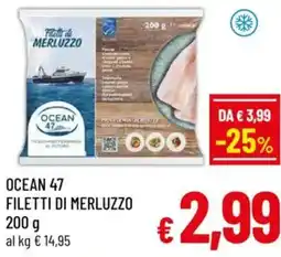 A&O Ocean 47 filetti di merluzzo offerta