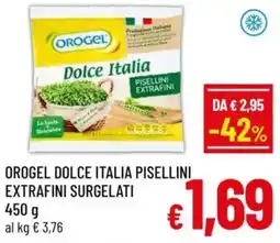 A&O Orogel dolce italia pisellini extrafini surgelati offerta