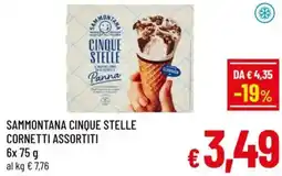A&O Sammontana cinque stelle cornetti offerta