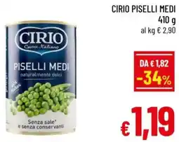 A&O Cirio piselli medi offerta
